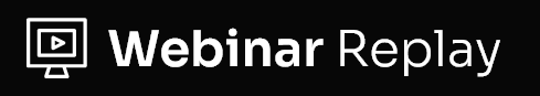 Webinar replay badge